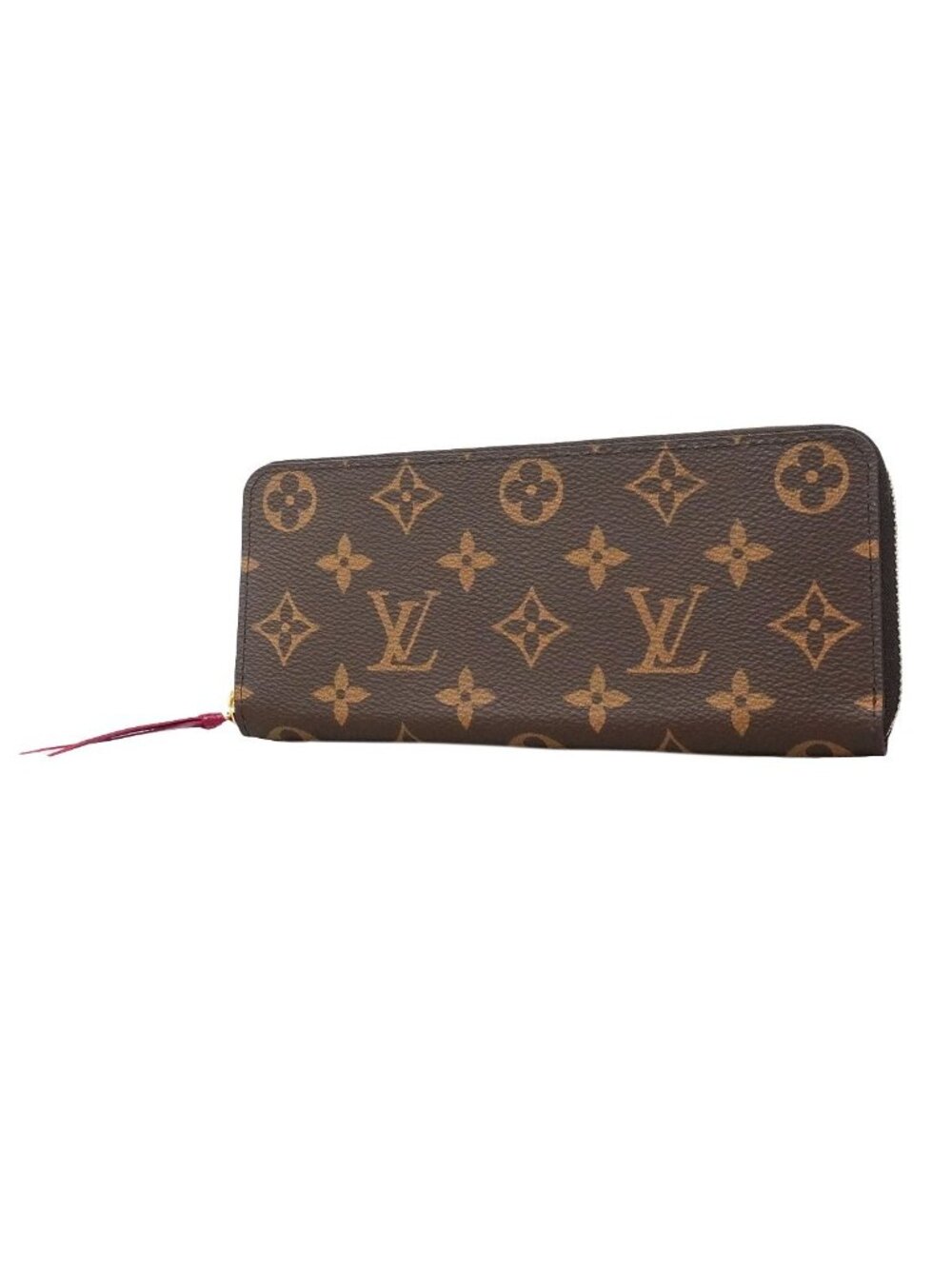 Louis Vuitton Wallet Monogram Portefeuille Clemence Fuchsia